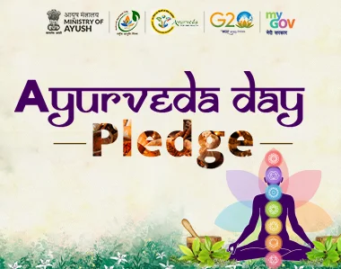 Pledge for Ayurveda Day