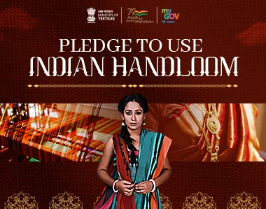 Pledge to use Indian Handloom thumb