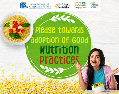 Pledge towards adoption of Good Nutrition practices