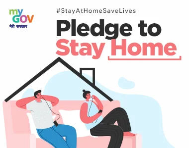 Stay At Home, Save Lives Pledge