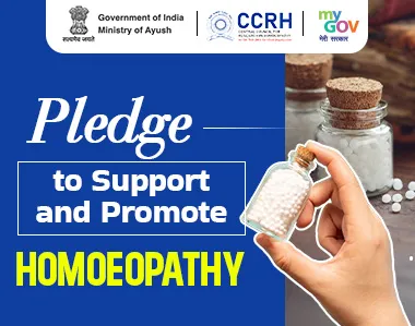 Pledge to support and promote Homoeopathy