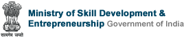 Ministry of Skill Development and Enterepreneurship logo