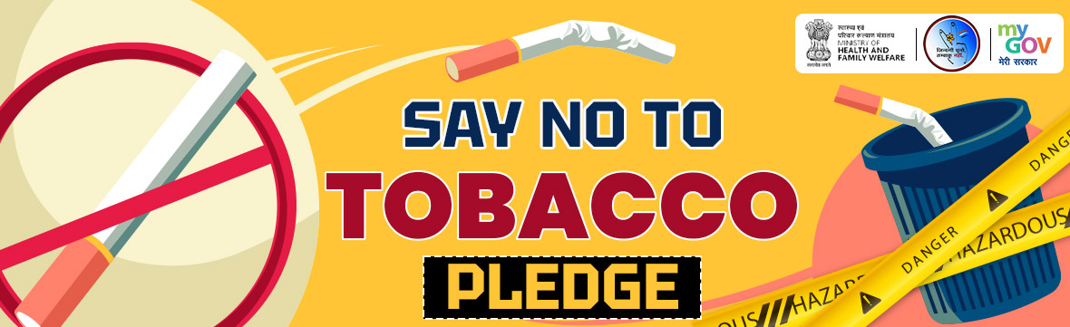 say no to tobacco Say No To Tobacco Pledge